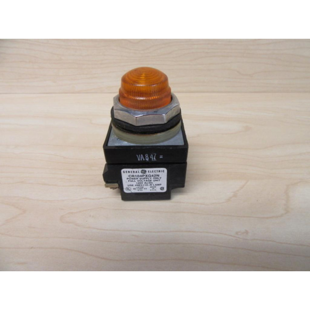 General Electric CR104PXG42N Pilot Light Assembly - Used