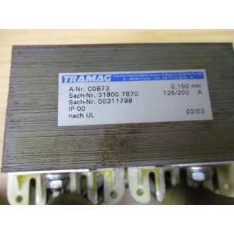 Tramag C0873 Transformer 31900 7870 - Used
