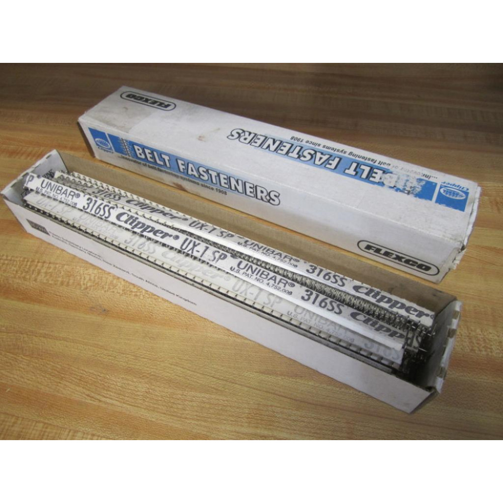 Flexco UX1SPS12 Clipper 316 SS Lacing 16569 (Pack of 12)