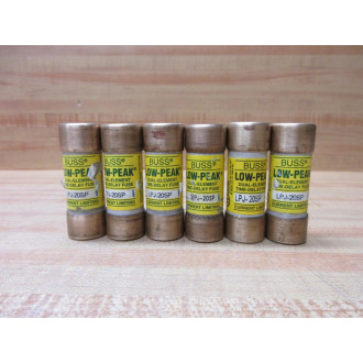 Buss LPJ-20SP Bussmann Fuse Cross Ref 4XF33 (Pack of 6) - Used