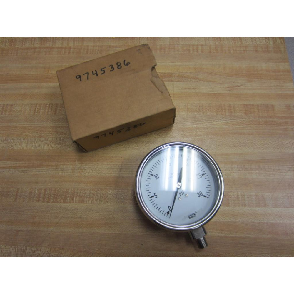 Wika 9745386 Pressure Gauge Dry-Filled 316 SS