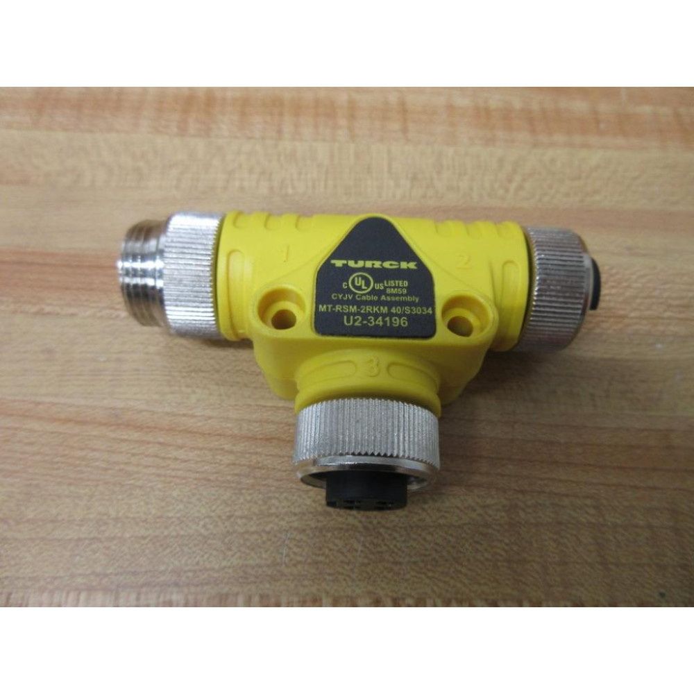 Turck MT-RSM-2RKM 40S3034 Splitter Tee U2-34196 - New No Box