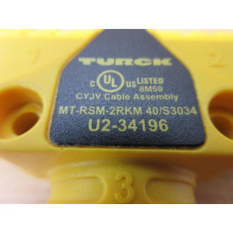 Turck MT-RSM-2RKM 40S3034 Splitter Tee U2-34196 - New No Box