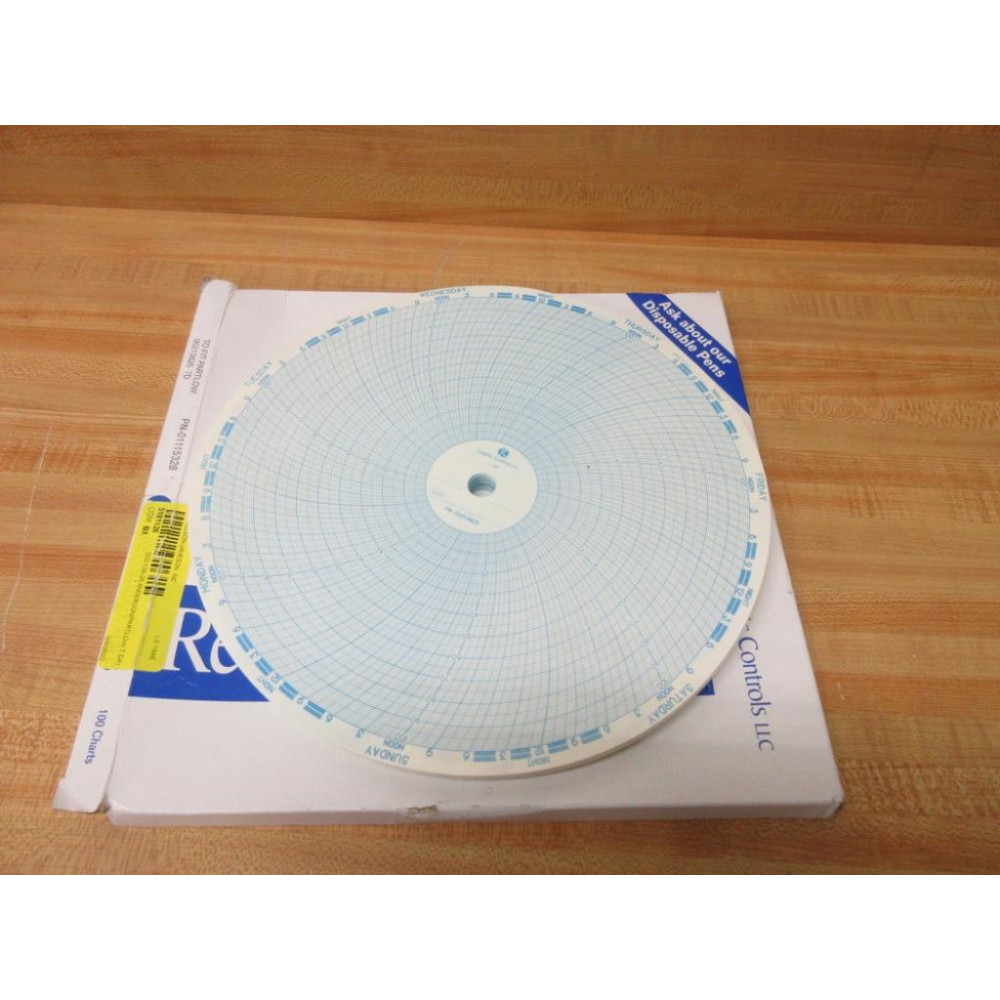 Graphic Controls 01115328 Circular Chart Paper