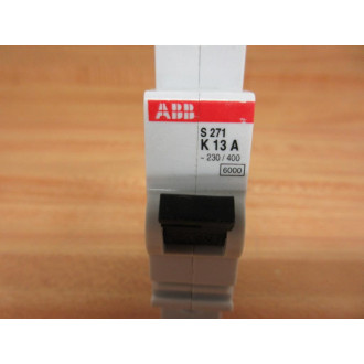 ABB S 271 K 13A Circuit Breaker 13A S271K13A - Used