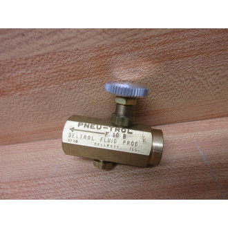 Deltrol F-10-B Fluid Control Valve 10000-00 W Knob
