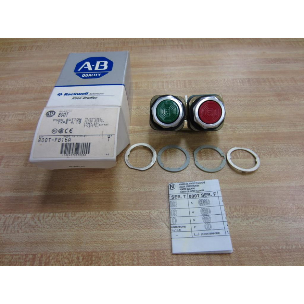 Allen Bradley 800T-FB16A Push Button 800TFB16A Series T