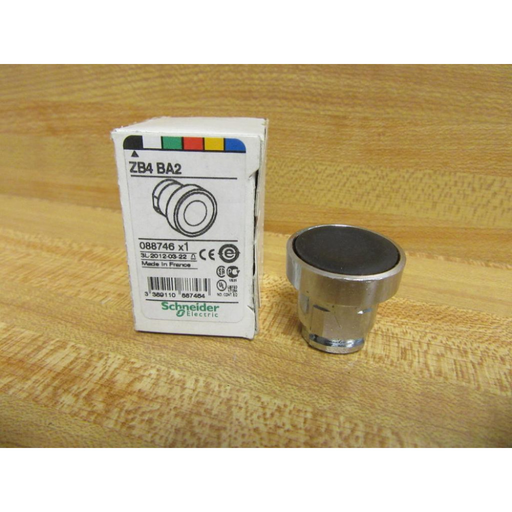 Schneider ZB4-BA2 Telemecanique Black Button 35373 088746