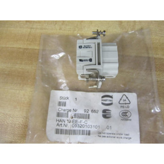 Harting 09320103101 Connector Han 10 EE-F-C