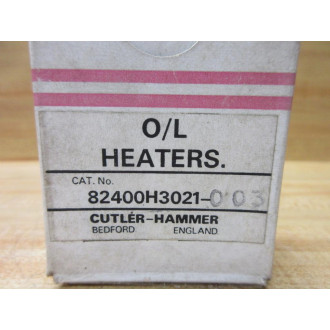 Cutler Hammer 82400H3021-003 Heater Element AET-3 (Pack of 3)