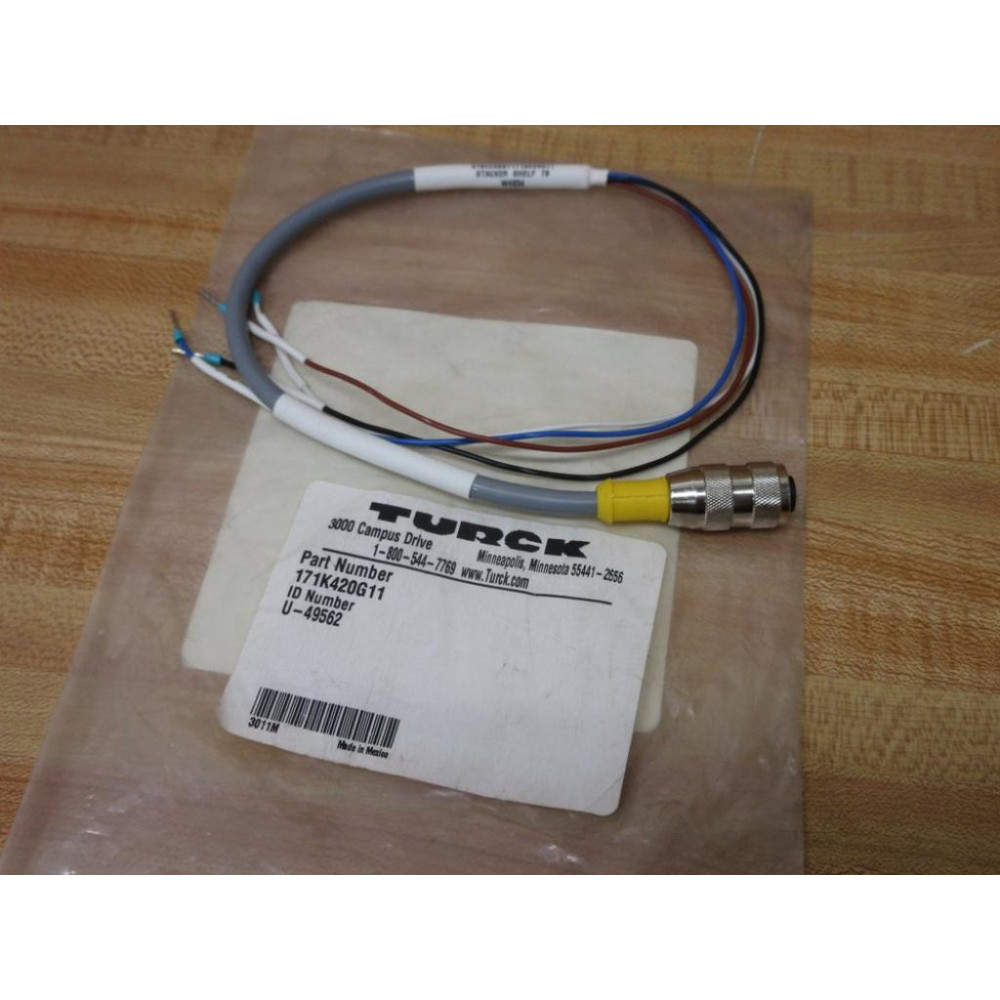 Turck 171K420G11 Cable Assembly U-49562