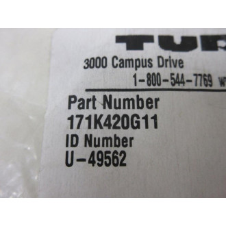 Turck 171K420G11 Cable Assembly U-49562