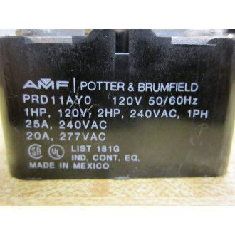 Potter & Brumfield PRD-11AYO-120V Relay PRD11AY0-120V - New No Box