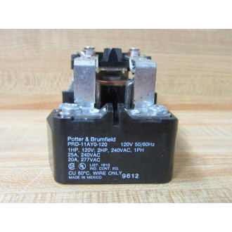 Potter & Brumfield PRD-11AY0-120V Power Relay PRD-11AYO-120V