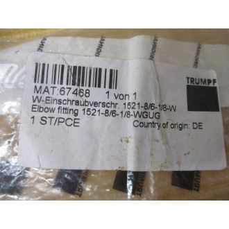 Trumpf 1521-86-18-WGUG Elbow Fitting 67468