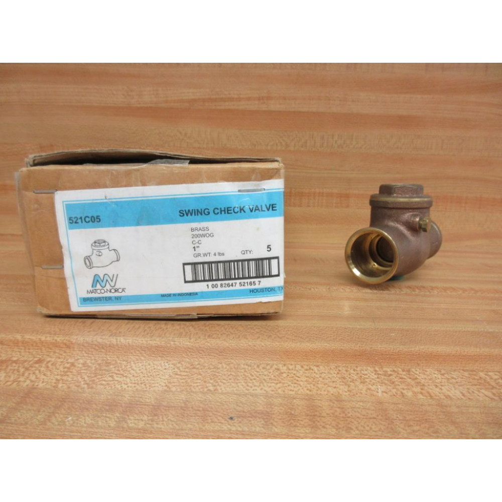Matco-Norca 521C05 Swing Check Valve