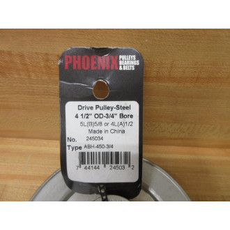 Phoenix ABH-450-34 V-Belt Pulley 245034 - New No Box
