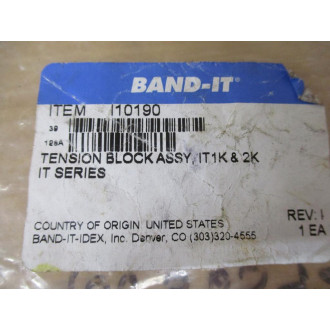 Band-It I10190 Tensioner Block Assembly