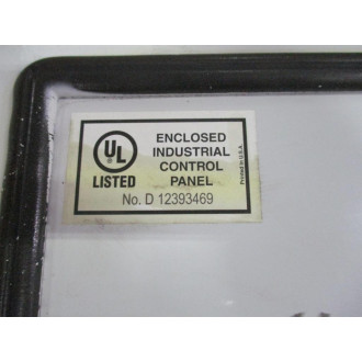 D12393469 Control Panel 16x12x10 Enclosure - Used