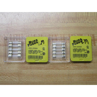 Buss GMA-200MA Bussmann Fuse Cross Ref 6F090 (Pack of 10)