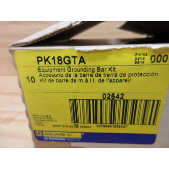 Square D PK18GTA Ground Bar 02642 (Pack of 10)