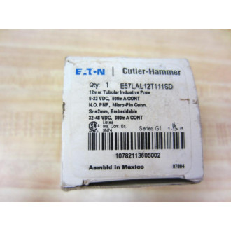 Cutler Hammer E57LAL12T111ED Eaton Proximity Switch Series G1