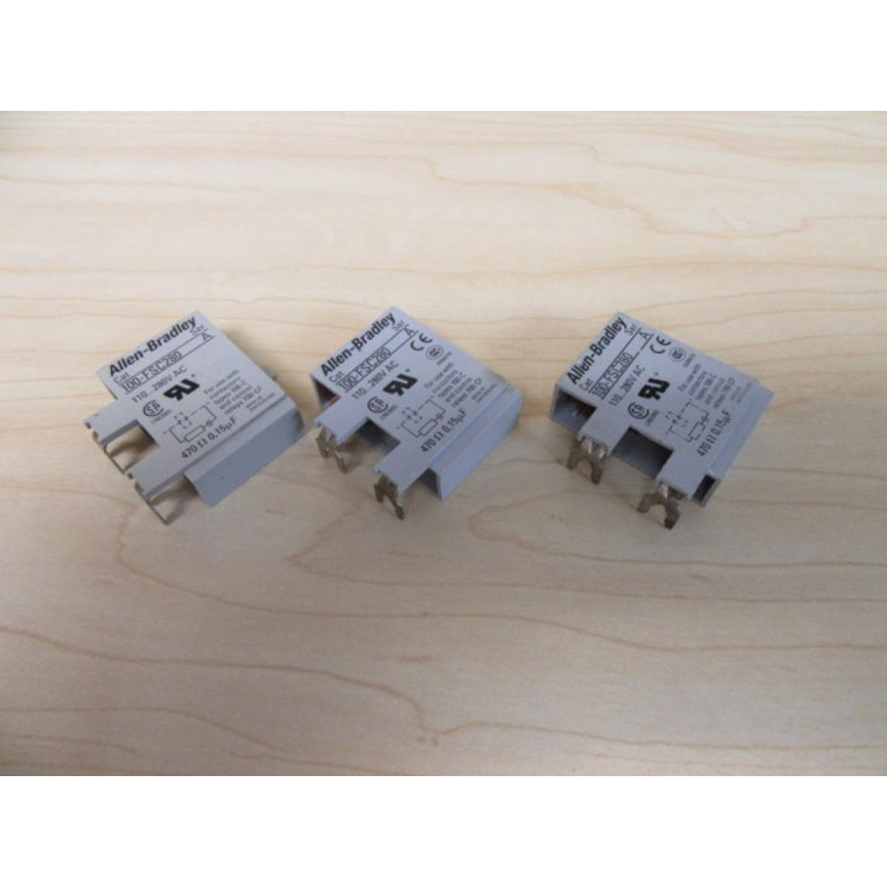 Allen Bradley 100-FSC280 Surge Suppressor 100FSC280 (Pack of 3) - Used