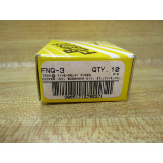 Buss FNQ-3 Bussmann Fuse Cross Ref 4XC52 (Pack of 10)