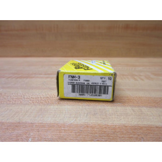 Buss FNM-3 Bussmann Fuse Cross Ref 4XC11 (Pack of 10)