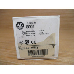 Allen Bradley 800T-PA16WD1 Illuminated Push Button Ser. T