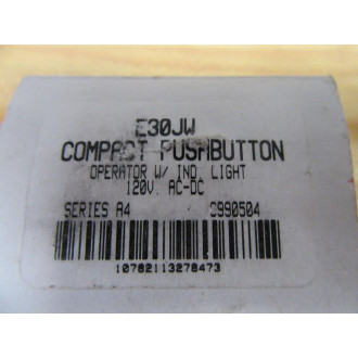 Cutler Hammer E30JW Multihead Switch Dual Lamp Voltage Unit Only