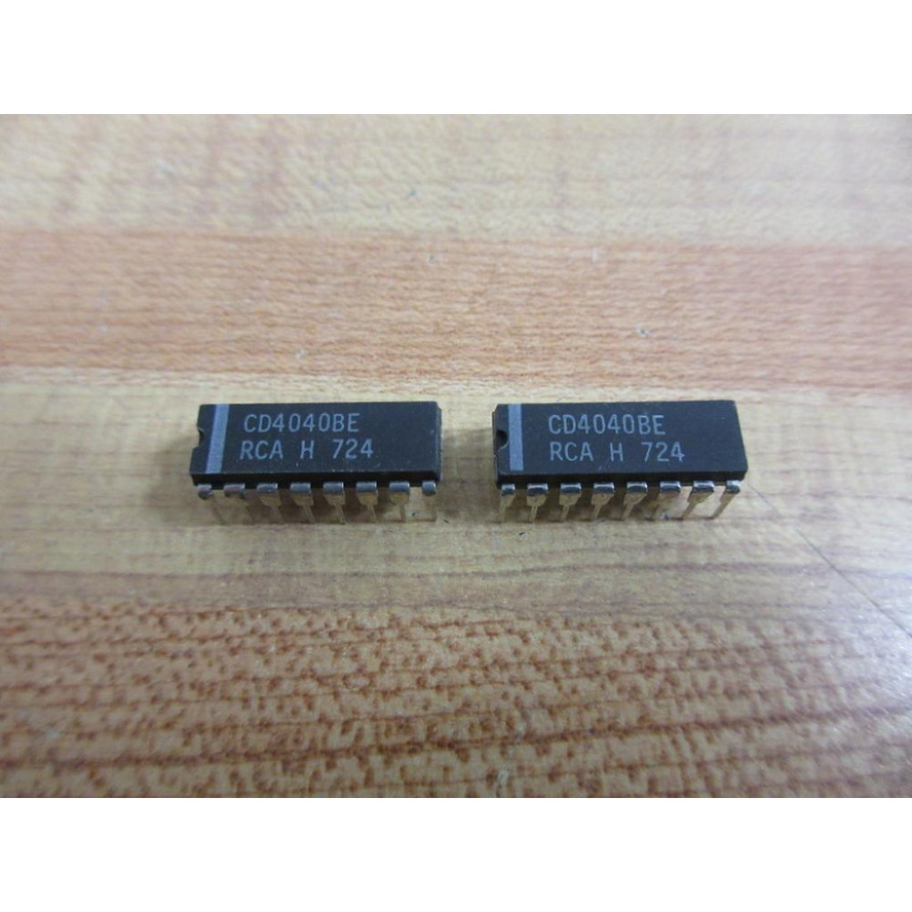 RCA CD4040BE Integrated Circuit (Pack of 2) - New No Box