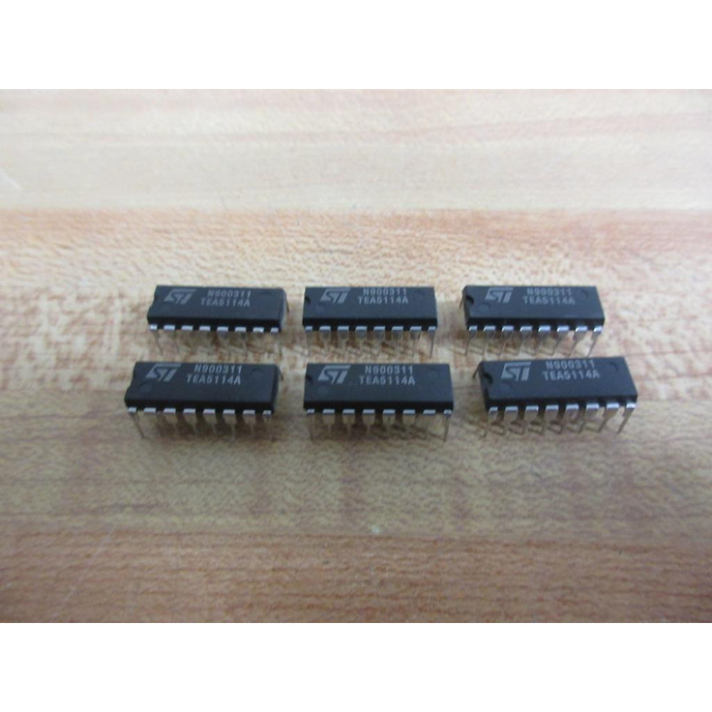 ST Microelectronics TEA5114A Integrated Circuit (Pack of 6) - New No Box