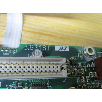 Baumuller 3.9316F Circuit Board 39316F 11.8 W 3.9323B Board - Used