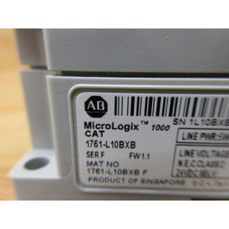 Allen Bradley 1761-L10BXB MicroLogix PLC Module 1761L10BXB - New No Box