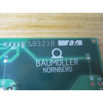 Baumuller 3.9323B Circuit Board 39323B 1.2 - Used