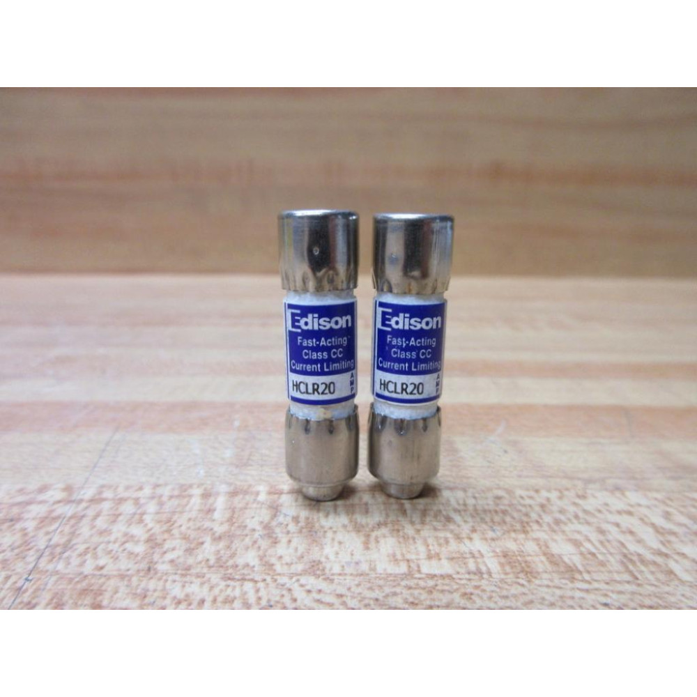 Edison HCLR20 Fusegear Fuse (Pack of 2) - New No Box