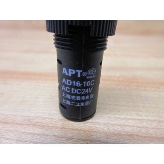 APT AD16-16C Panel Mount Indicator Light AD1616C Blue - New No Box