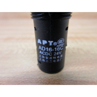 APT AD16-16C Panel Mount Indicator Light AD1616C Green - New No Box