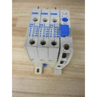 Cutler Hammer 10-6044 Overload Relay 106044 W3 H2005 - Used