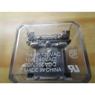 Potter & Brumfield KUEP-3D35-24-24V DC Relay KUEP-3D35-24-24VDC - New No Box