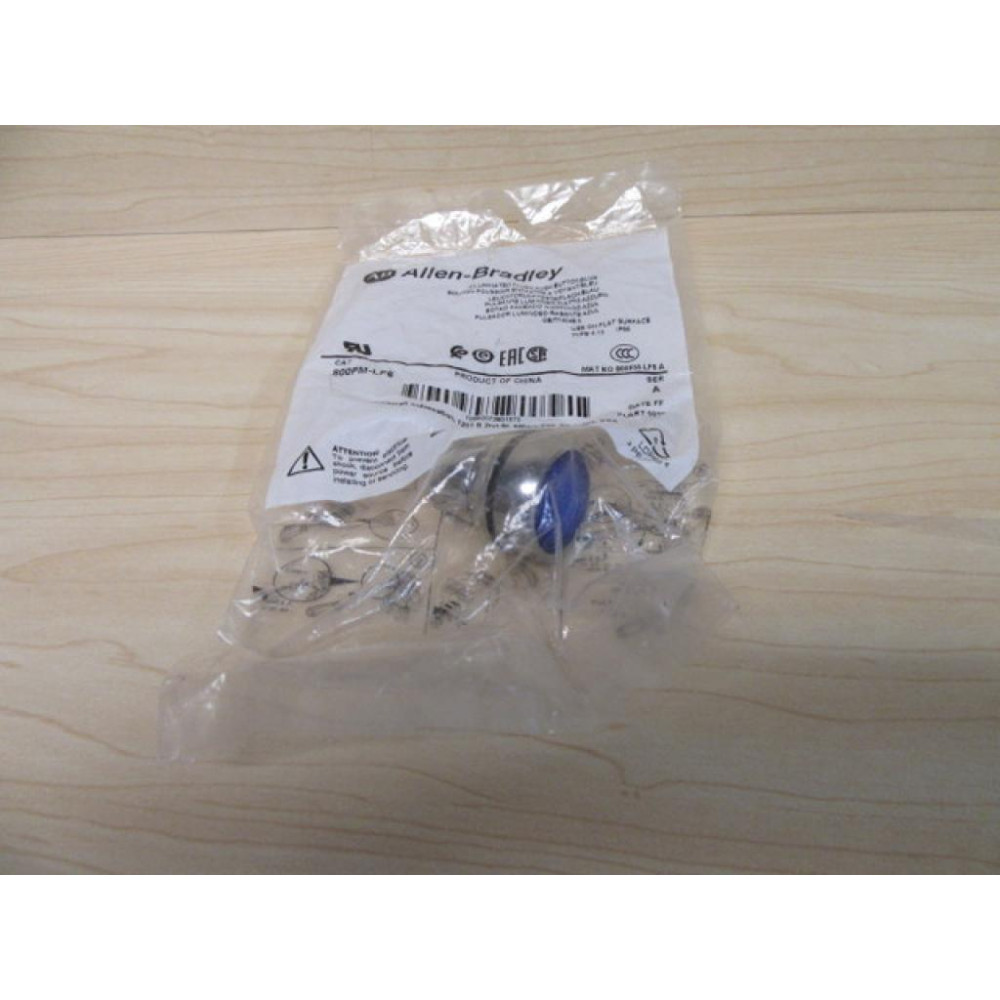 Allen Bradley 800FM-LF6 Blue Push Button 800FMLF6
