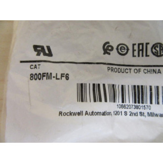 Allen Bradley 800FM-LF6 Blue Push Button 800FMLF6
