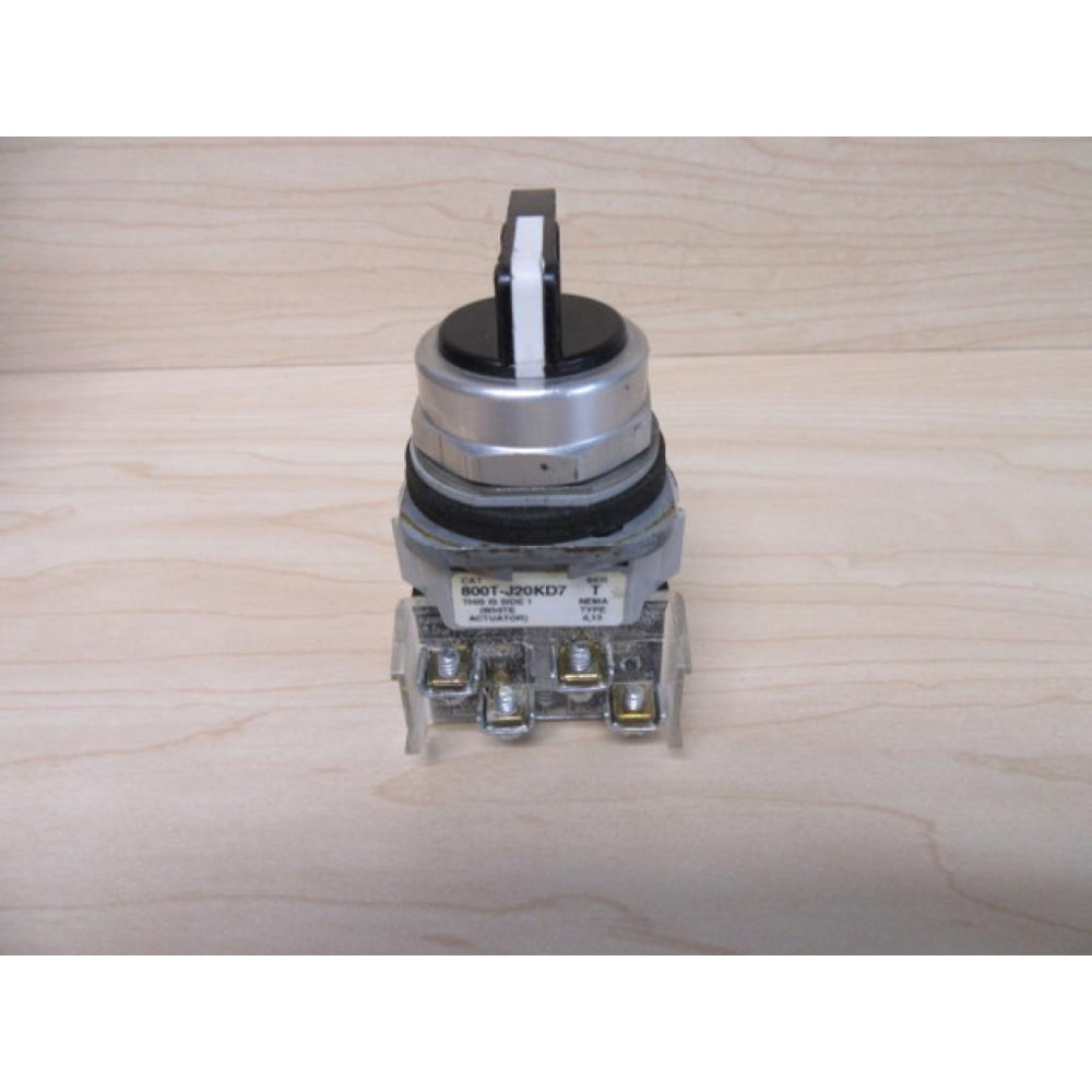 Allen Bradley 800T-J20KD7B Selector Switch 800TJ20KD7B - Used