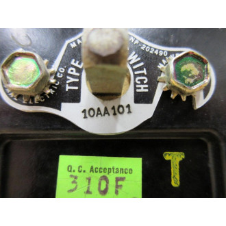 General Electric 10AA101 Rotary Switch - New No Box