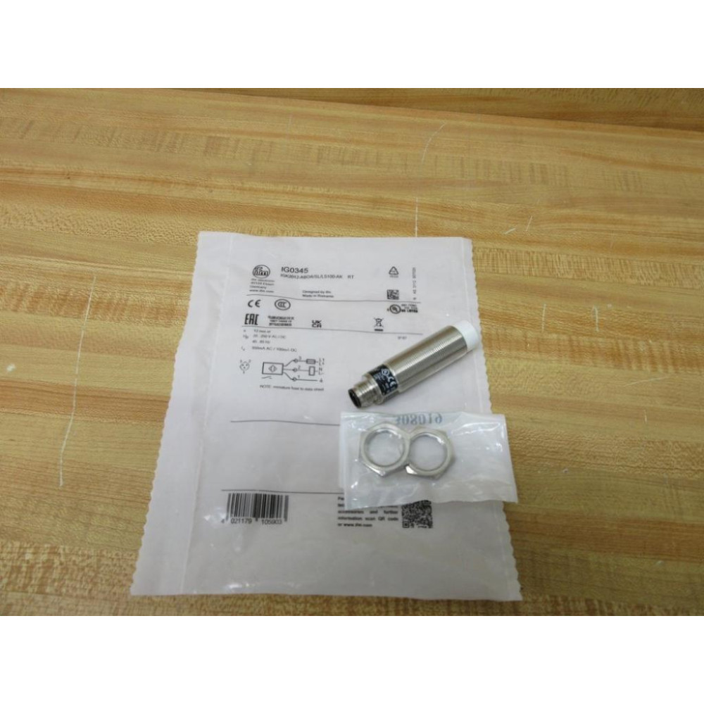 IFM Efector IGK2012-ABOASLLS100-AK RT Sensor IG0345
