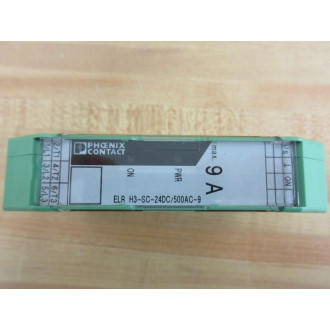 Phoenix Contact ELR H3-SC-24DC500AC-9 Contactor ELR H3SC24DC500AC9 - New No Box