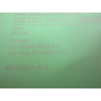 Phoenix Contact ELR H3-SC-24DC500AC-9 Contactor ELR H3SC24DC500AC9 - New No Box