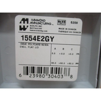 Hammond 1554E2GY Enclosure