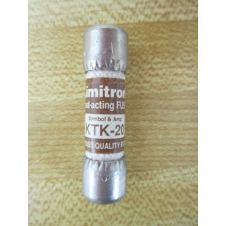 Buss KTK-20 Bussmann Fuse Cross Ref 4XC44 (Pack of 10)
